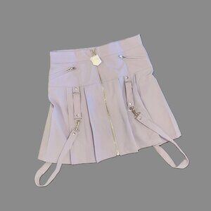 Killstar lilac pleated mini-skirt size M